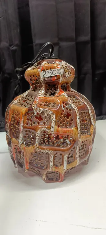 Arts & Crafts Ceramic Swag Lamp