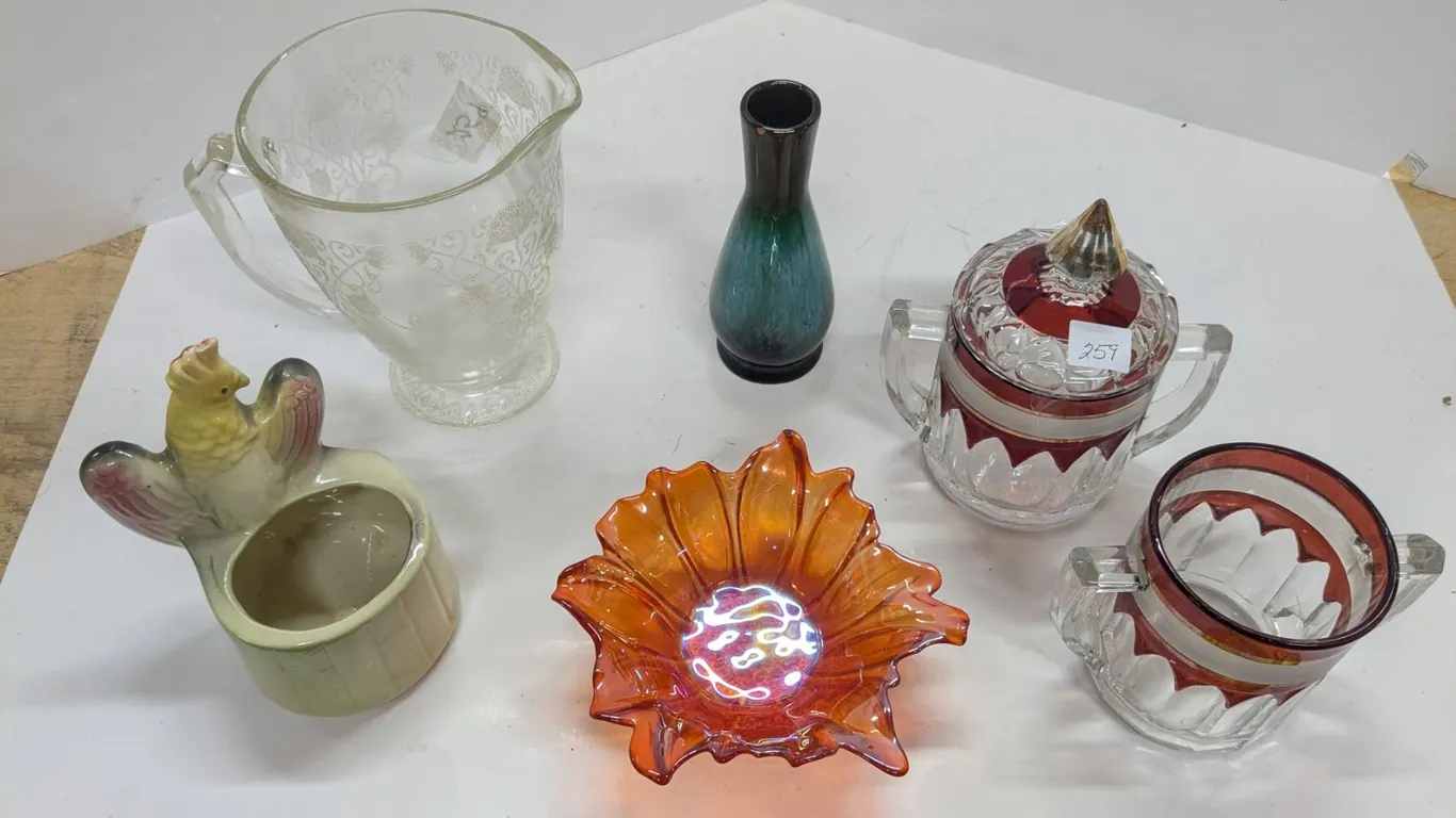 Lot of Misc. Vintage Glassware