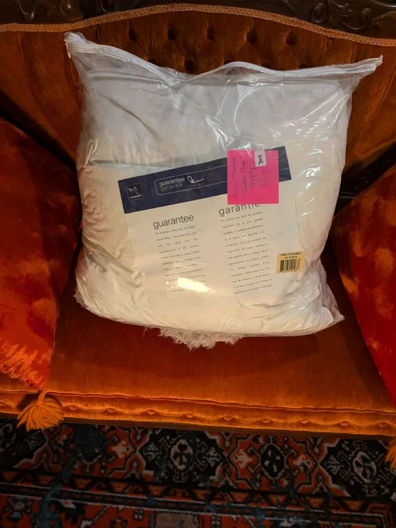 Twin Down/feather bed topper. New, never used.