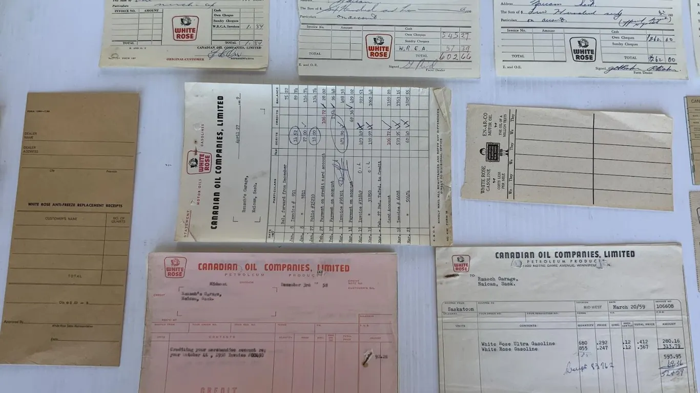 White Rose and EnArCo Miscellaneous invoices etc