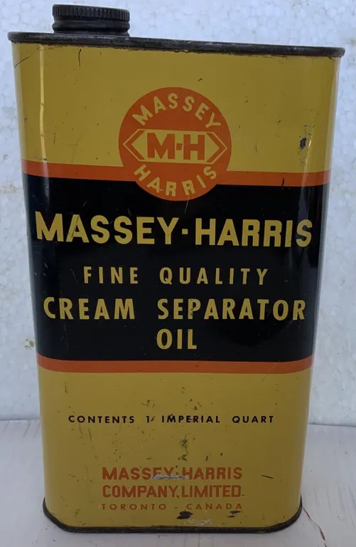 Massey Harris Cream Separator Oil One Imperial Quart