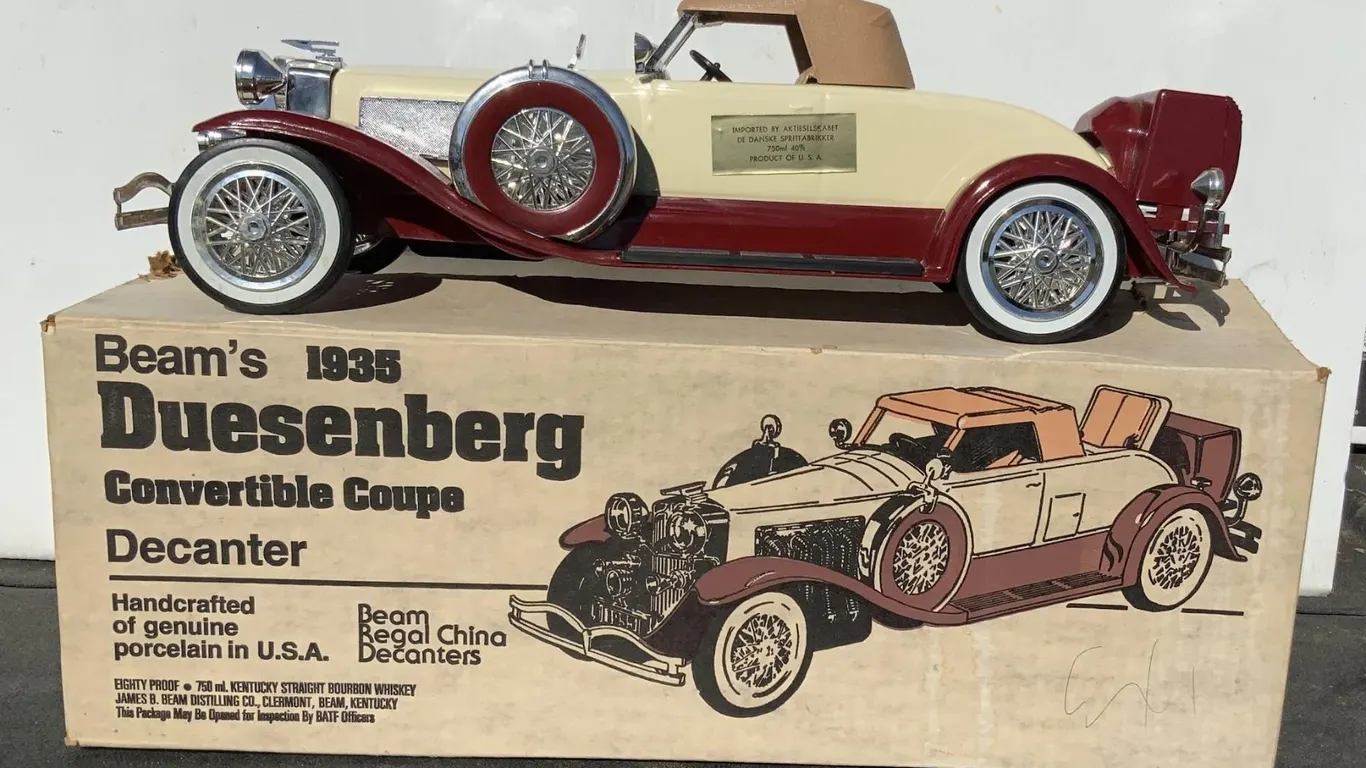 Jim Beam Duesneberg Decanter with Box