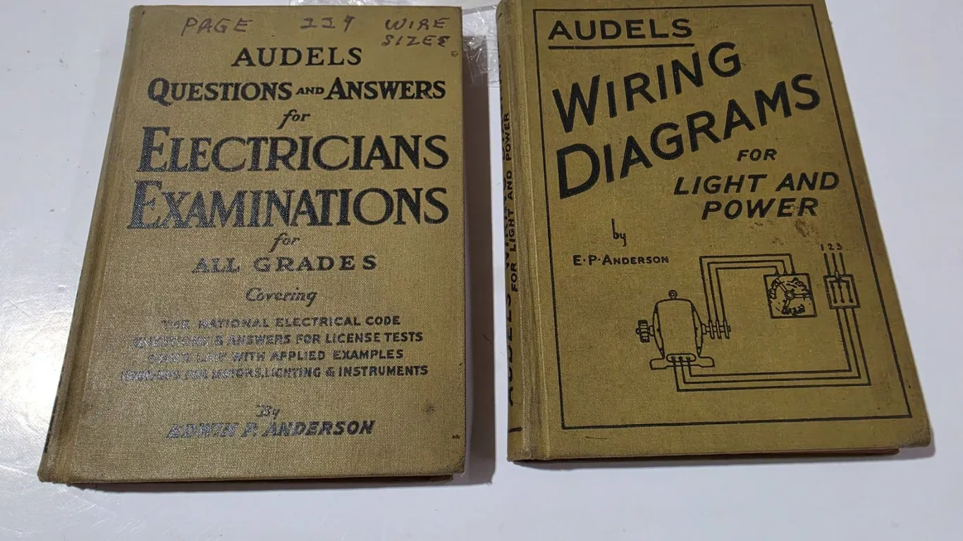 (2) 1950’s Audels Information Books