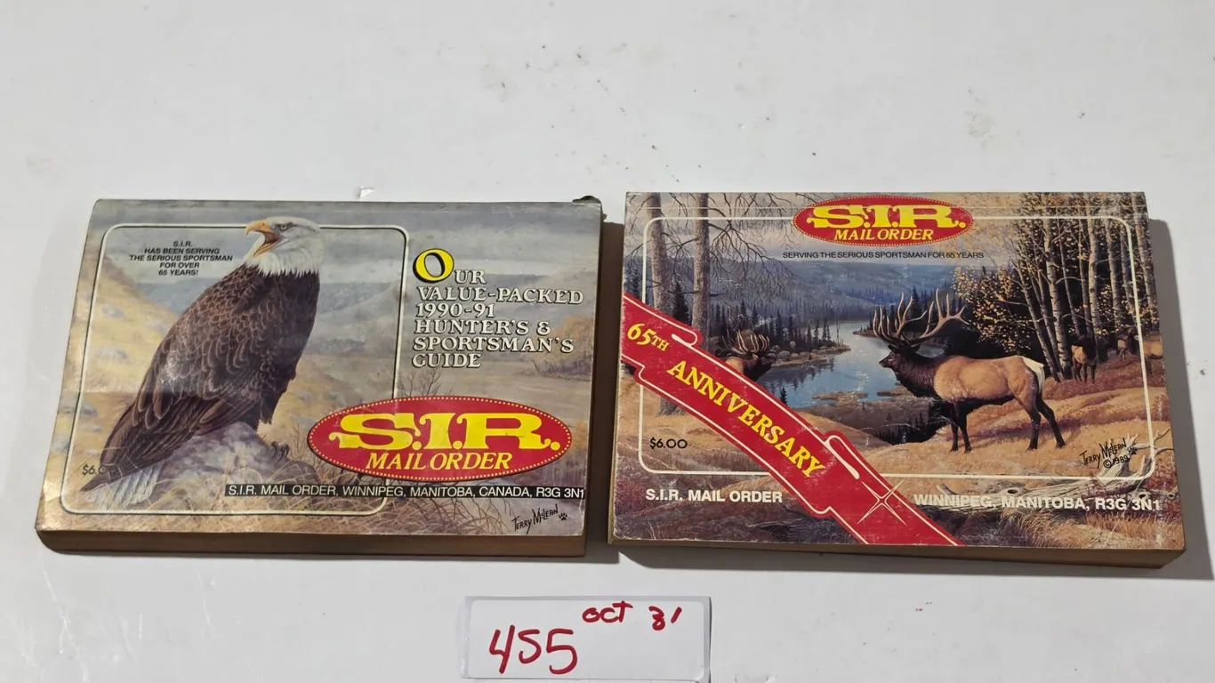 (2) SIR Hunter & Sportsman’s Catalogues (385pg)