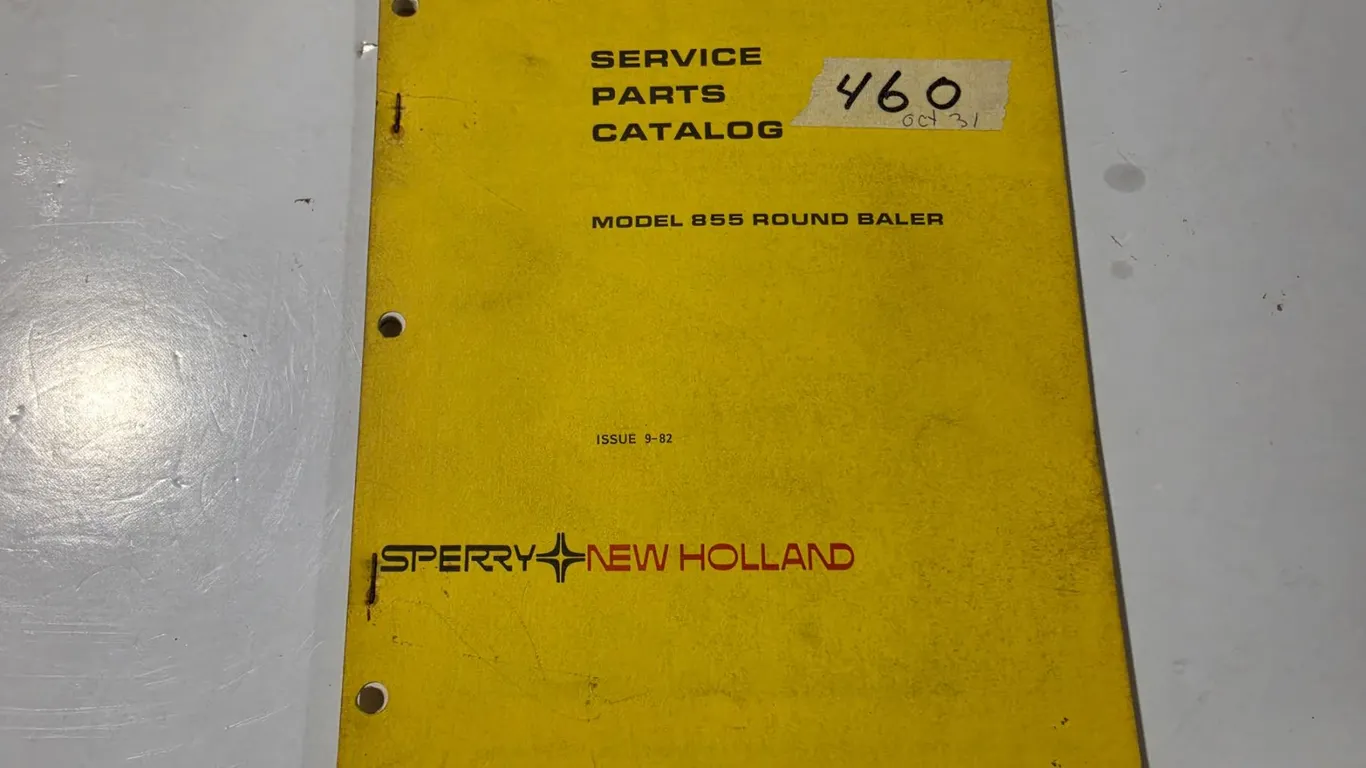 Sperry – New Holland Service Parts Catalog – 855 Round Baler