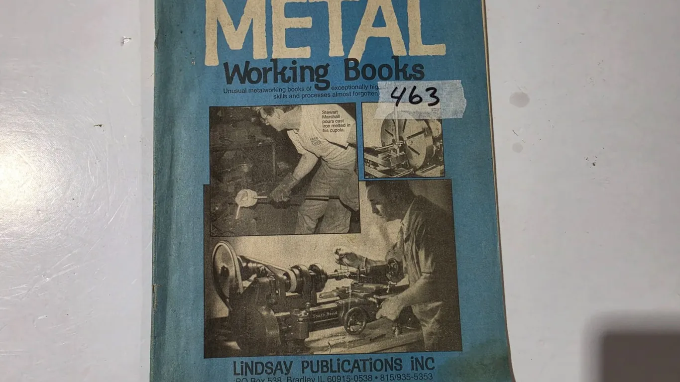 Linsay’s Metal Working Book