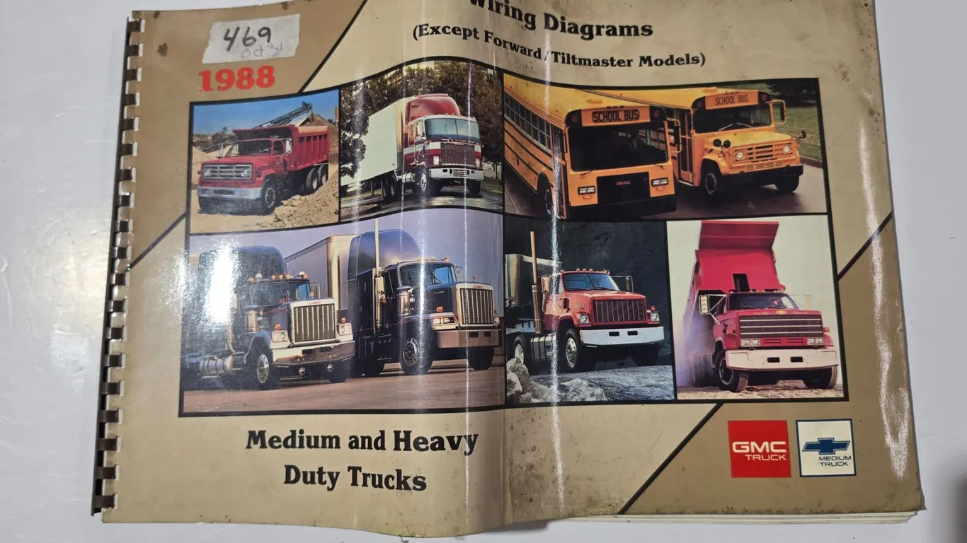 1988 Wiring Diagrams for Medium and Heavy-Duty GMC Trucks