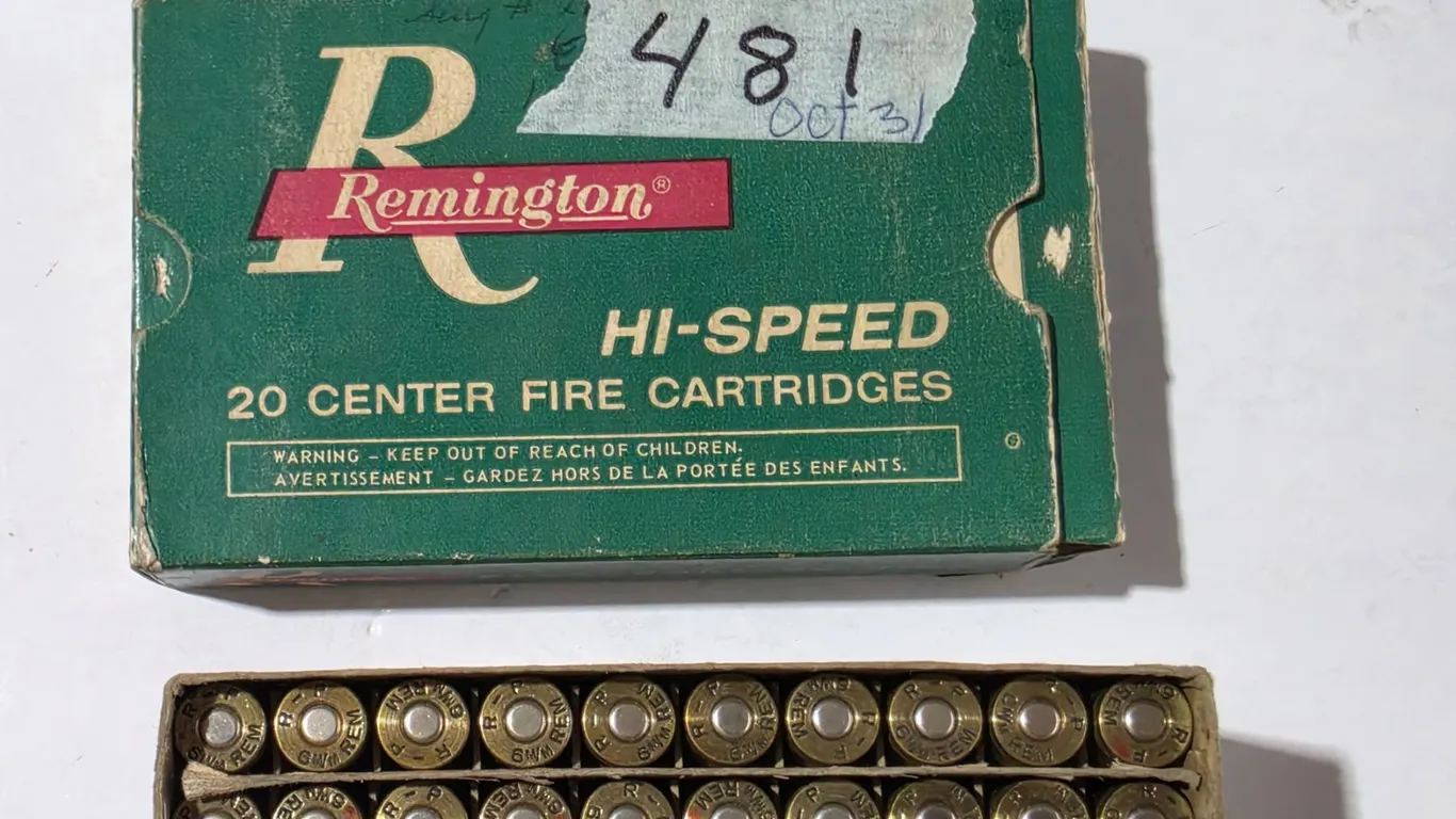 Vintage Remington 6mm Brass Cartridges – Box of (20)