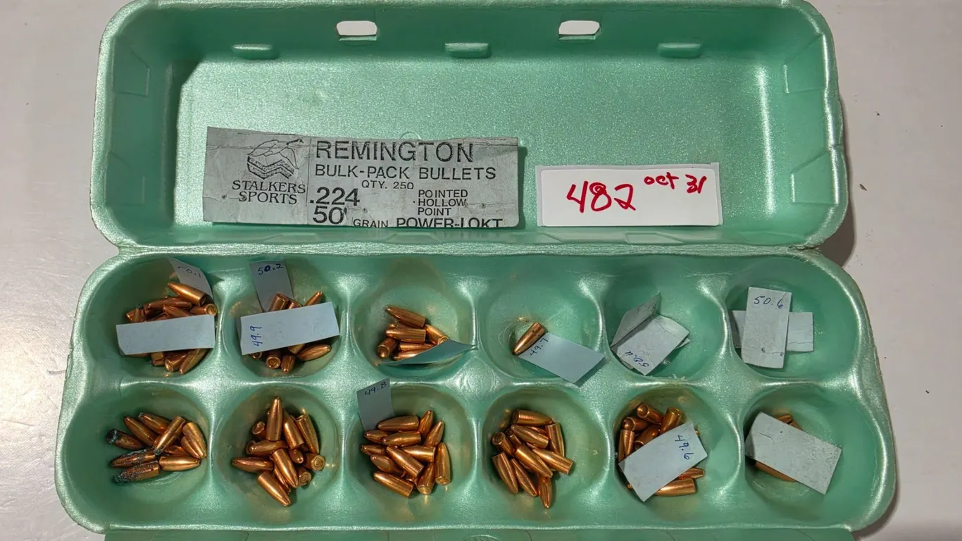 Carton Bullets for Reloading (NOS)