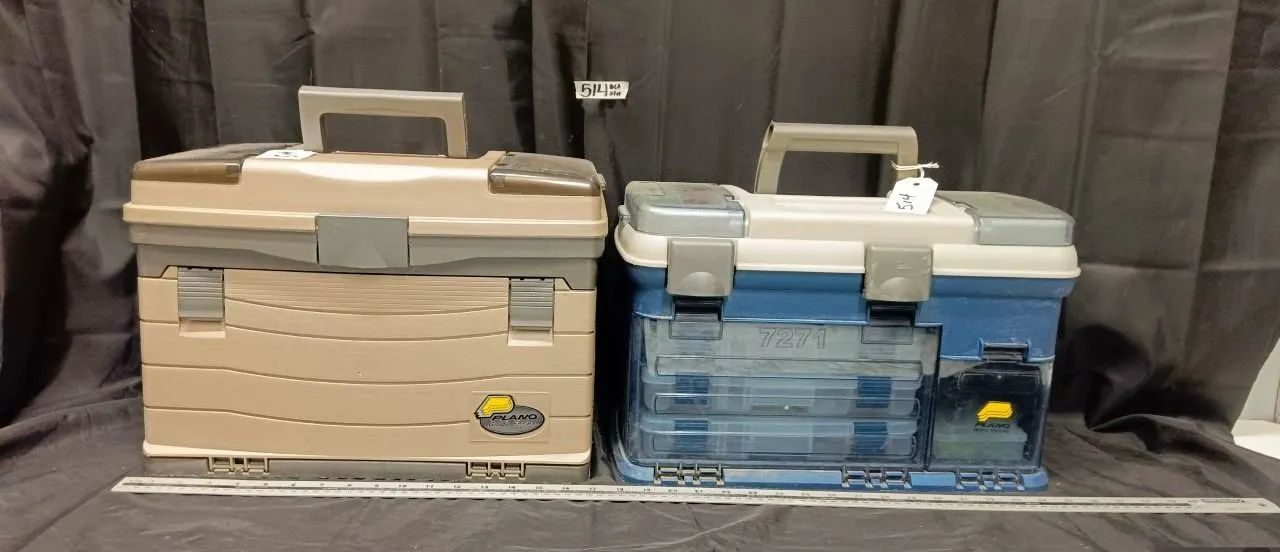 (2) Fishing Tackle Boxes w/ Contents