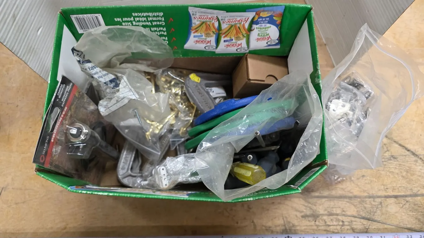 Lot of Hardware & Screwdrivers