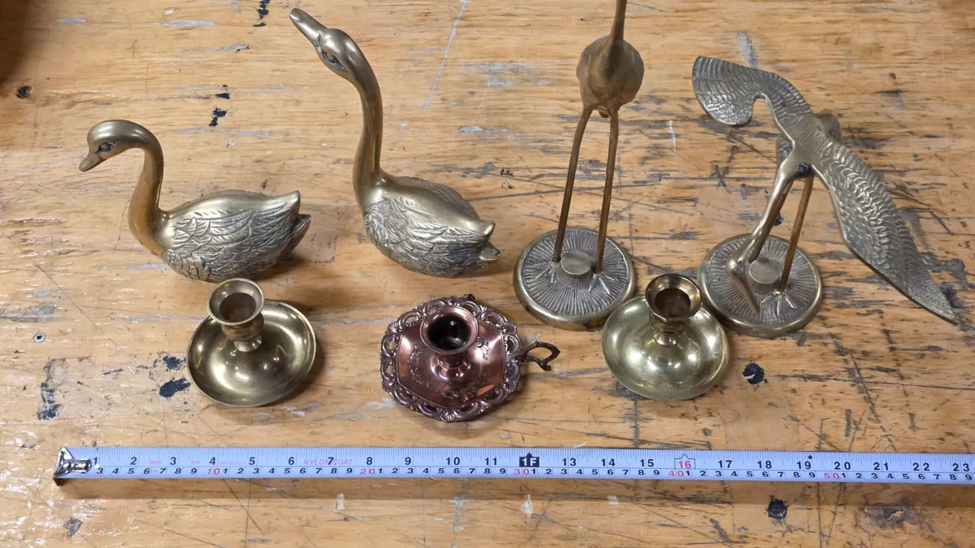 Assorted Brass Figures Lot