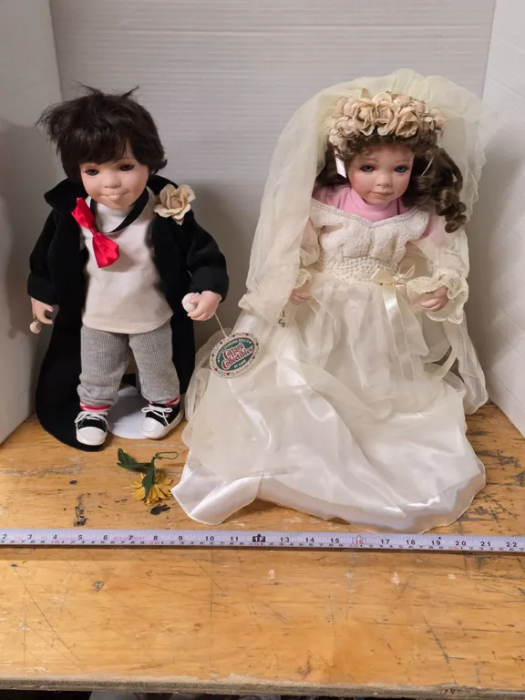 Cottage Collectables Wedding Dolls