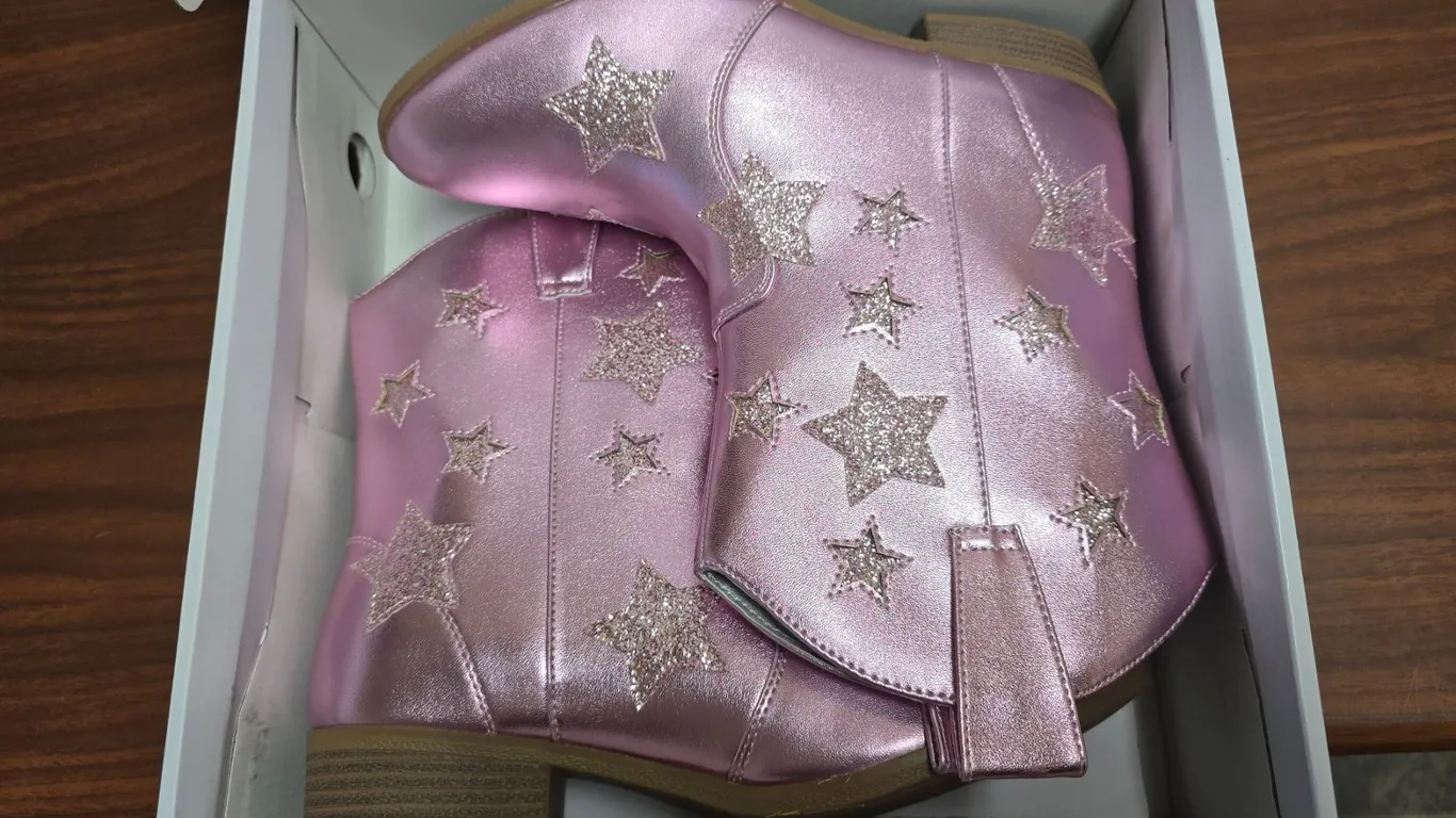 NEW in Box Pink Cowboy Boots - Kids Size 5.5