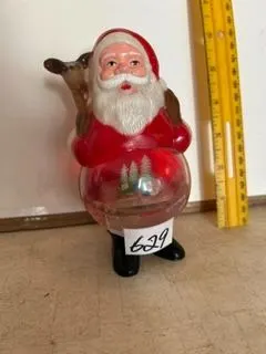 Vintage Santa Snow Dome