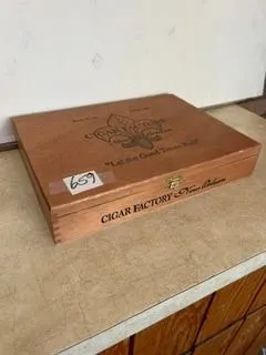 Wooden Cigar Box – 11”x 8”x 2”