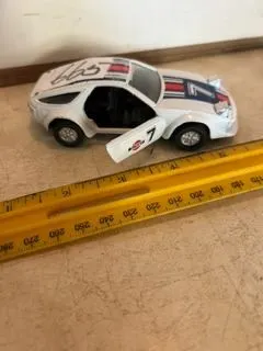 Vintage Pull-Back Porche 928 Diecast Car
