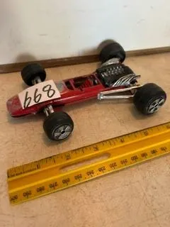 Vintage Ferrari F-1 Diecast Model Race Car