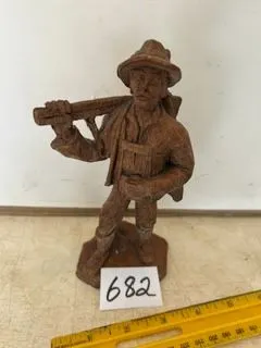 Wood Carving, 7” Tall