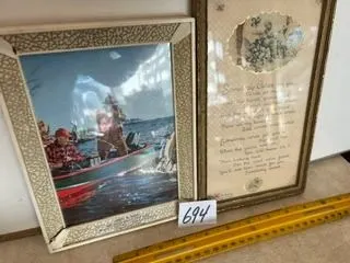 (2) 1950’s Small Framed Pictures