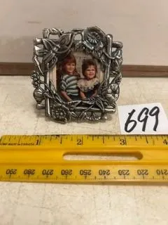 Small Pewter Easel Frame
