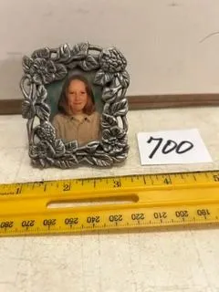 Small Pewter Easel Frame