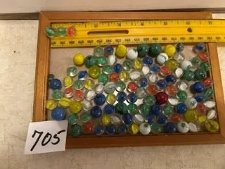 (90+) Assorted Vintage Marbles