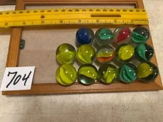(14) Marble “Plunkers”