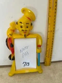 Chef Notepad Holder – 9” Tall