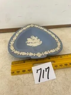 Blue Wedgewood Heart Dish