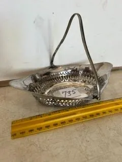 7” Silver Plate Basket