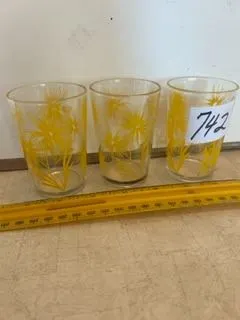 (3) Swanky Swigs 3” Tall Glasses