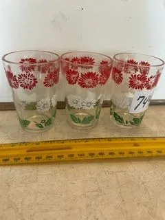 (3) Swanky Swigs 3” Tall Glasses