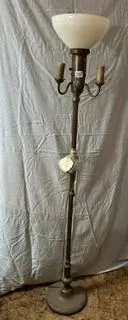 Vintage Tri-Light Floor Lamp w/ Shade