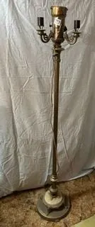 Vintage Tri-Light Floor Lamp (no globe)