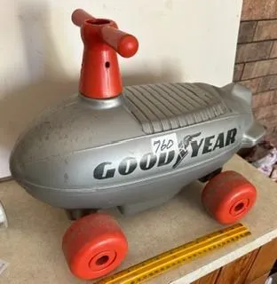 Vintage Good Year Ride-On Blimp Toy