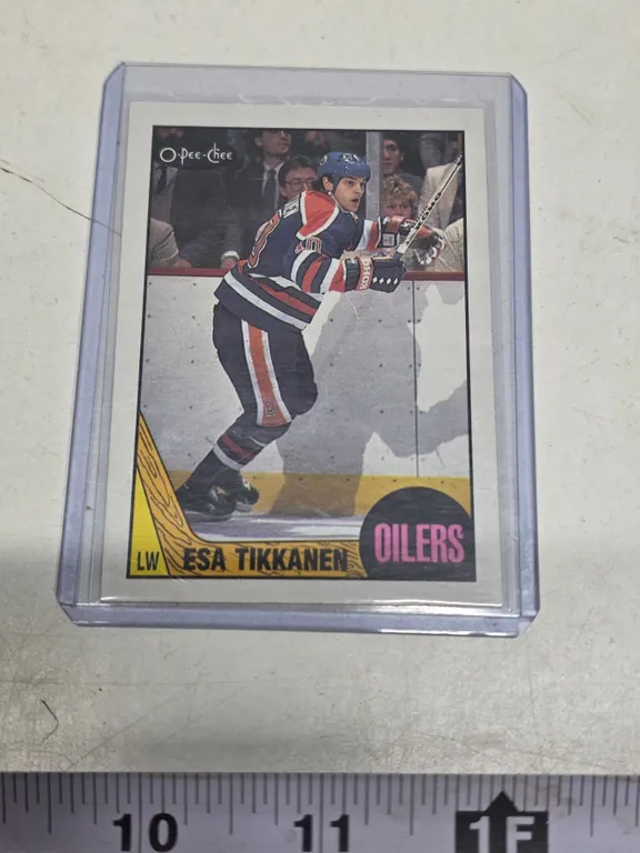 Esa Tikkanen Rookie Card 1987-88 O-Pee-Chee