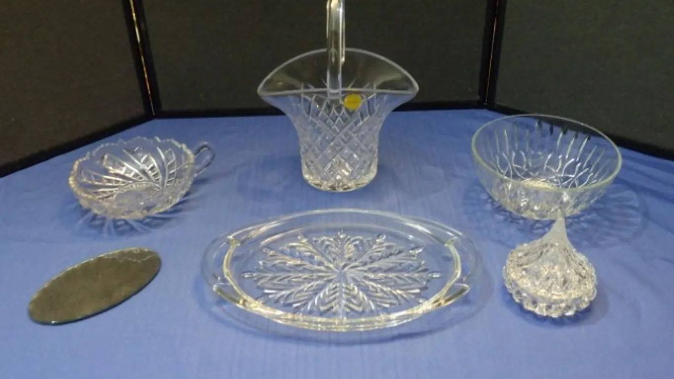 Crystal Handle Basket & More