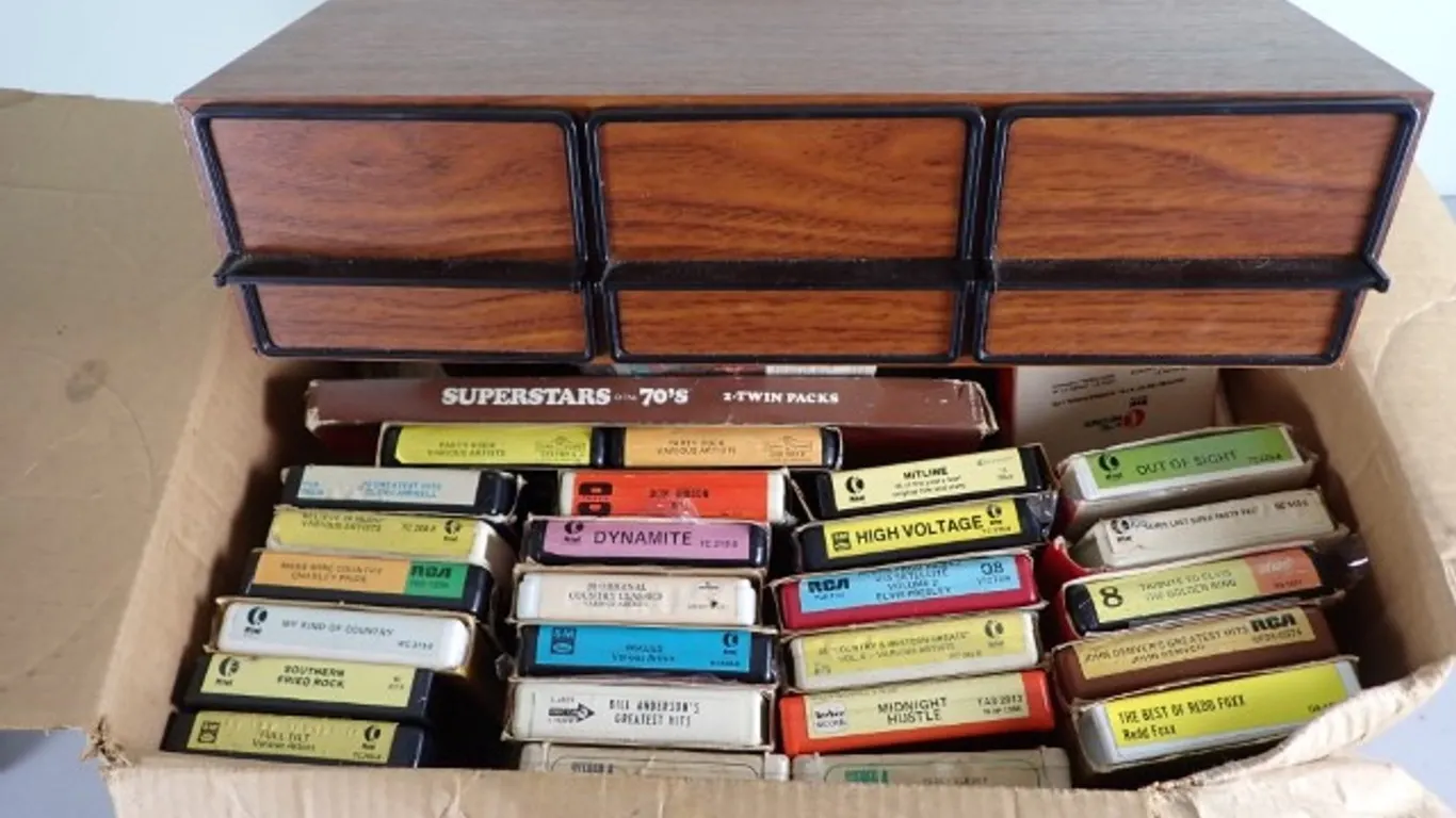8-Track Stereo Music Cartridges+