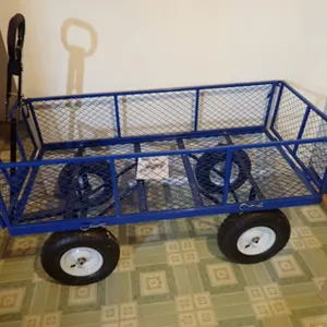 Steel Mesh Garden Cart/Wagon