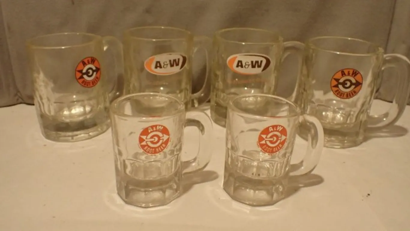 Vintage A&W Root Beer Mugs