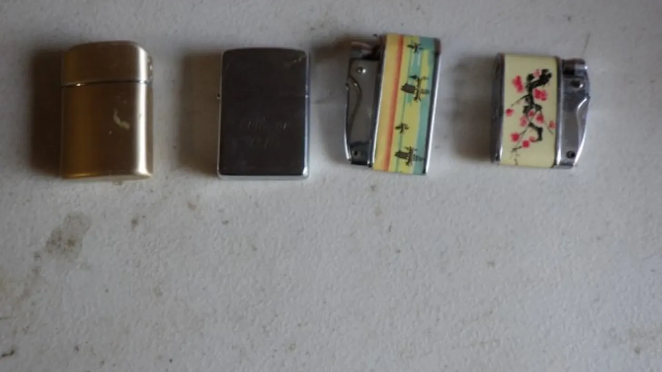 Vintage Lighters and Key Chains