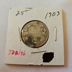 1903 Cdn 25 cent