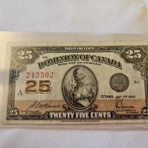 1923 Dominion of Canada Shinplaster - circulated