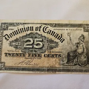 1900 Dominion of Canada Shinplaster - Circulated