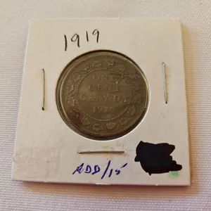 1919 Cdn lg. cent