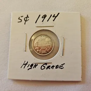 1914 Cdn 5 cent