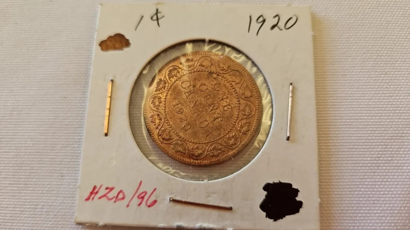 1920 Cdn lg. cent