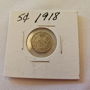 1918 Cdn 5 cent