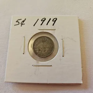 1919 Cdn 5 cent